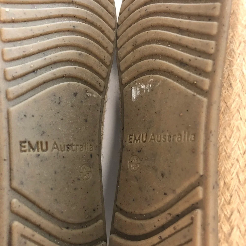 EMU Australia rose gold lace up‎ espadrille sneaker sz 7&8